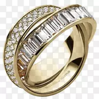 戒指大小的珠宝手镯女子-带戒指