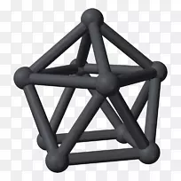 方反棱镜铅分子化学元素锌铁