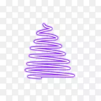 圣诞树线字体-圣诞树