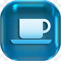 咖啡电脑图标符号杯咖啡