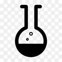 烧杯计算机图标化学实验室玻璃器皿符号