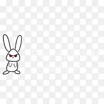 复活节兔白兔设计