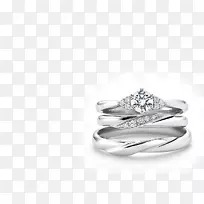 结婚戒指钻石珠宝结婚戒指