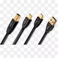 数字音频微usb音频电缆导电导体