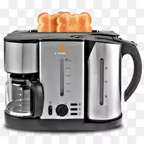咖啡机早餐烤面包机浓缩咖啡-早餐