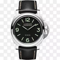 Panerai灯具基地8天Acciaio手表Panerai男装灯具码头1950年3天表带