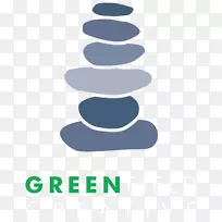 绿地创意标志平面设计品牌创意推广