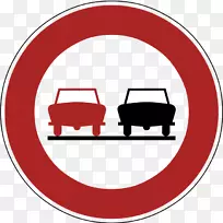超车交通标志道电单车汽车-道路标志