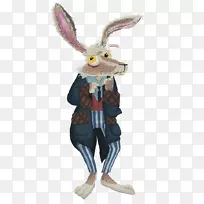 兔子复活节兔卡通-兔子