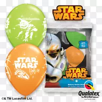 尤达星球大战玩具气球阿纳金天行者-星空气球