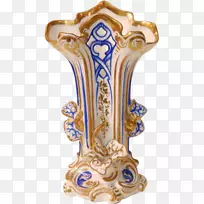 花瓶钴青瓷花瓶