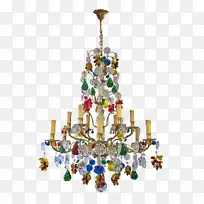 圣诞树装饰-水晶吊灯
