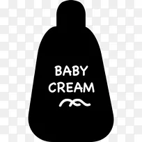 健康第一食品为您的婴儿标志品牌字体-奶油瓶
