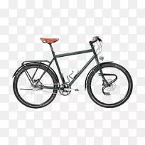 固定齿轮自行车架单速自行车城市自行车