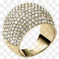 耳环，珠宝，手镯，金-带戒指