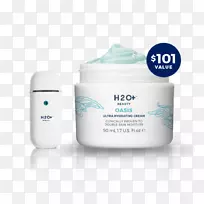 霜水保湿剂H2O+美容绿洲保湿治疗皮肤-水