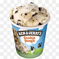 冰淇淋巧克力片饼干巧克力布朗尼本&杰瑞的软糖冰淇淋