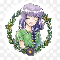 花卉设计仙女玫瑰家庭仙女