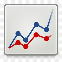 统计、计算机图标、图表相关性和相关性.统计