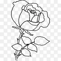 玫瑰绘图电脑图标剪贴画-玫瑰