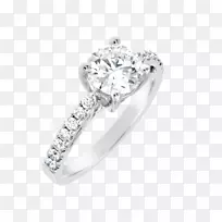 钻石订婚戒指结婚戒指-钻石