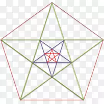五角三角形对角多边形