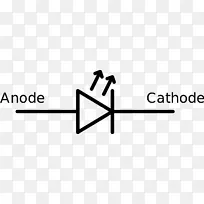 电子符号电路图发光二极管led电路电子电路原理图
