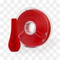 聚乳酸3D印花长丝聚合物塑料混色红