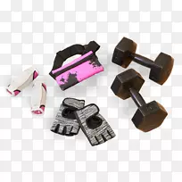 运动器材运动用品体重训练哑铃-哑铃健身美