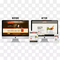 AAP-食物撒玛利亚人展示广告网页设计前后
