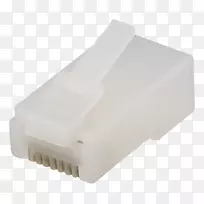电气连接器第6类电缆双绞线注册千斤顶电子.RJ 45电缆