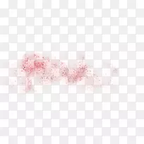 粉红m特写rtv粉红粒子