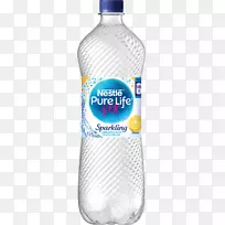 八杯柠檬水后碳酸水瓶瓶装水汽水饮料