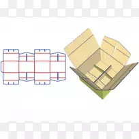 盒装礼品包装和标签盒