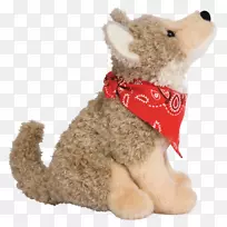 土狼毛绒玩具&可爱的玩具马狗毛绒填充狗