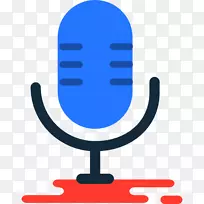 麦克风计算机图标录音和复制.麦克风