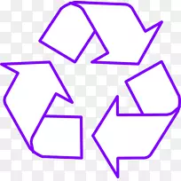 垃圾桶和废纸篮回收标志玻璃回收.玻璃
