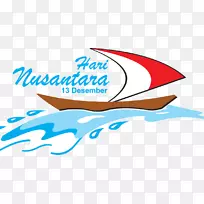 12月13日Nusantara日标志deklarasi djuanda White-Nusantara