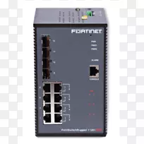 以太网上的电源Fortinet无线网络计算机安全网络交换机