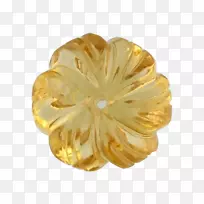 宝石柠檬酸首饰面黄色宝石