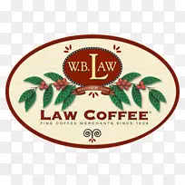速溶咖啡厅WB法律咖啡卡布奇诺咖啡店标志