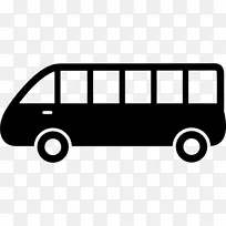 大众2型小巴车-公共汽车侧视