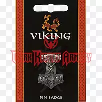 Viking MJ inir Sutton who Torc魅力和吊坠-礼物