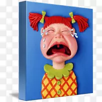 艺术之作-教团学校形象-哭泣的女人