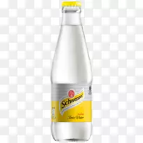 奎宁水苦柠檬碳酸水汽水饮料Schweppes-饮料