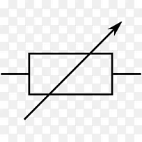 电位器电阻电子符号电子剪贴画符号