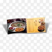 亚洲美食营销午餐餐厅菜品-餐厅传单