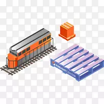 铁路运输列车铁路货运货物多式联运