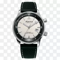 Frédérique常数alpina手表，自动手表，弗雷德里克恒等男子经典汽车月相手表