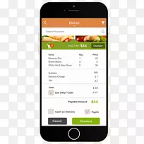 智能手机餐厅在线食品订购移动应用程序开发-餐厅食品项目